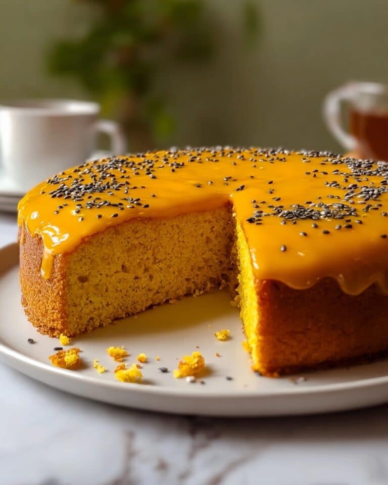 Saffron Cake with Cardamom Recipe