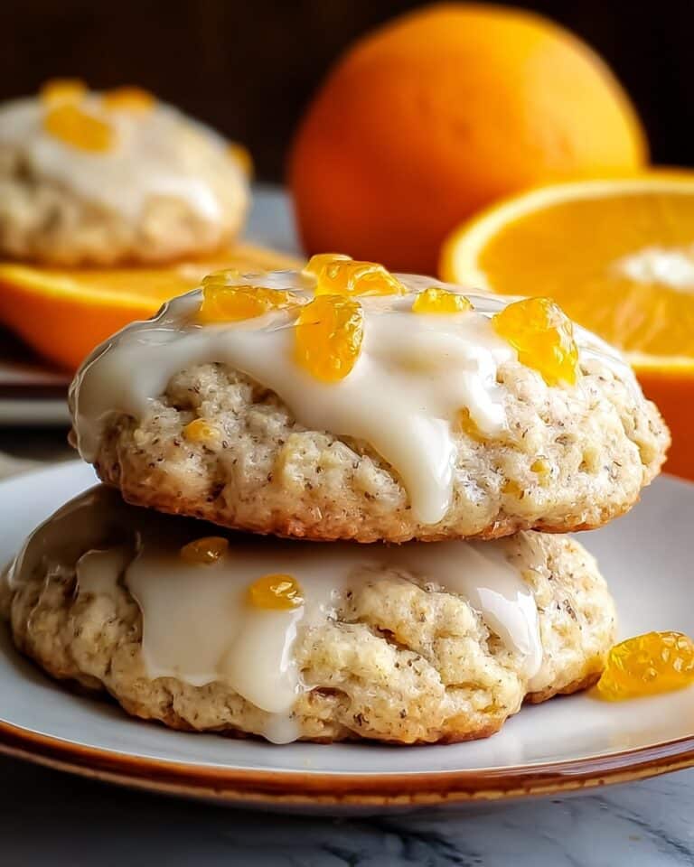 Spiced Orange Clove Cookies with Zesty Orange Glaze Recipe