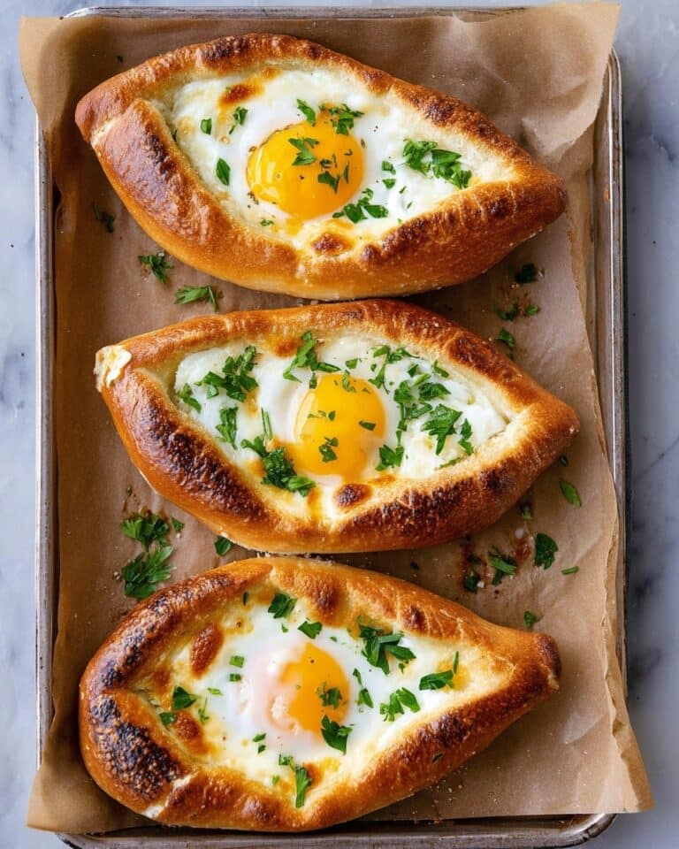 Traditional Georgian Khachapuri (Cheese Bread) Recipe