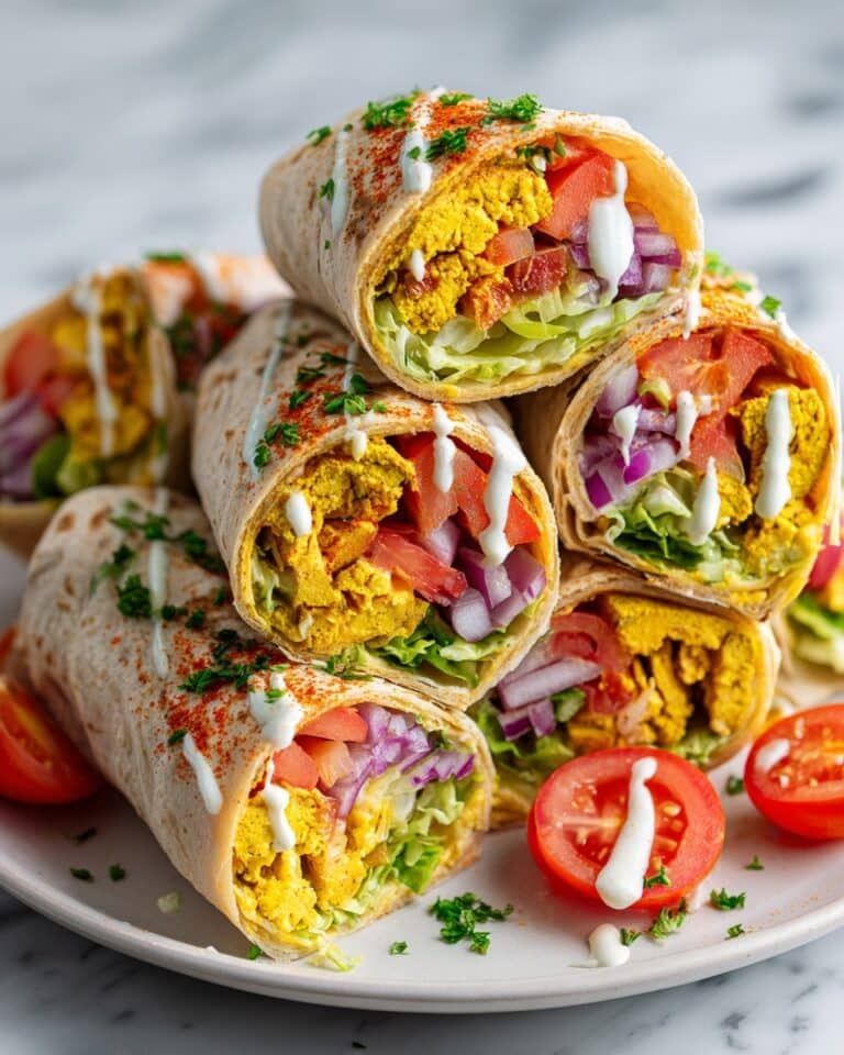 15-Minute Buffalo Chickpea Wraps Recipe