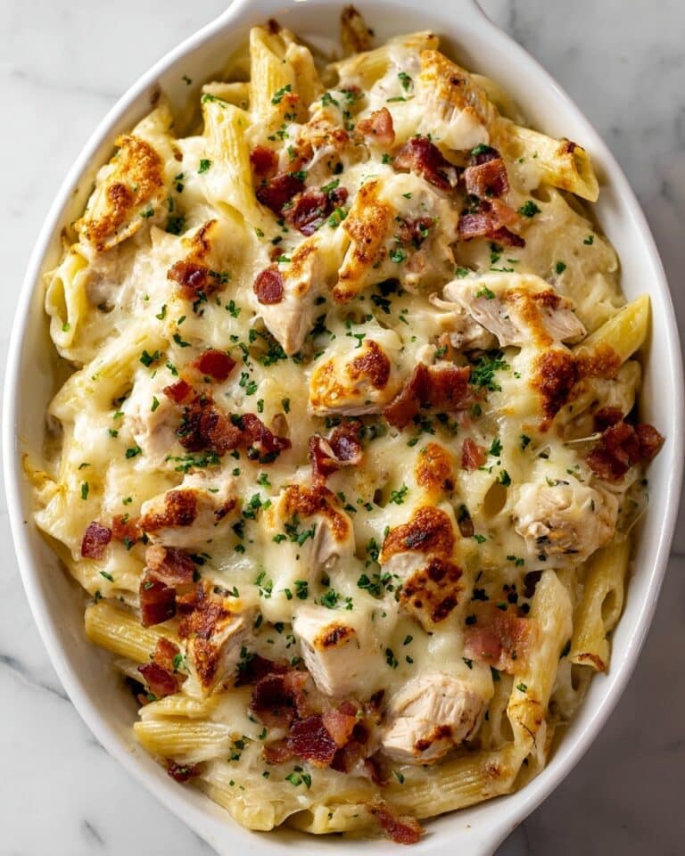 Crazy Good Chicken Bacon Noodle Casserole Recipe