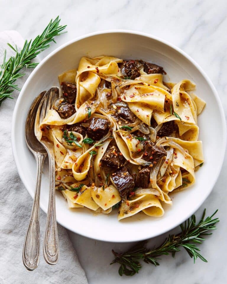 Portobello Mushroom Pappardelle Recipe