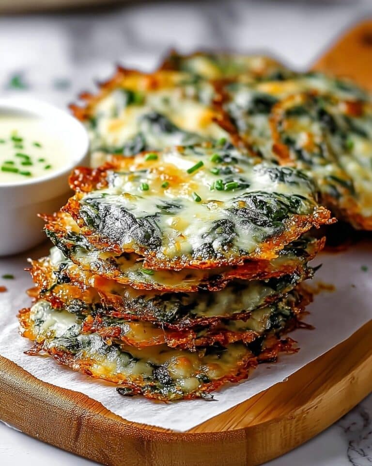 Spinach Cheese Crisps – The Best 2025 Cheesy Low-Carb Snack Recipe