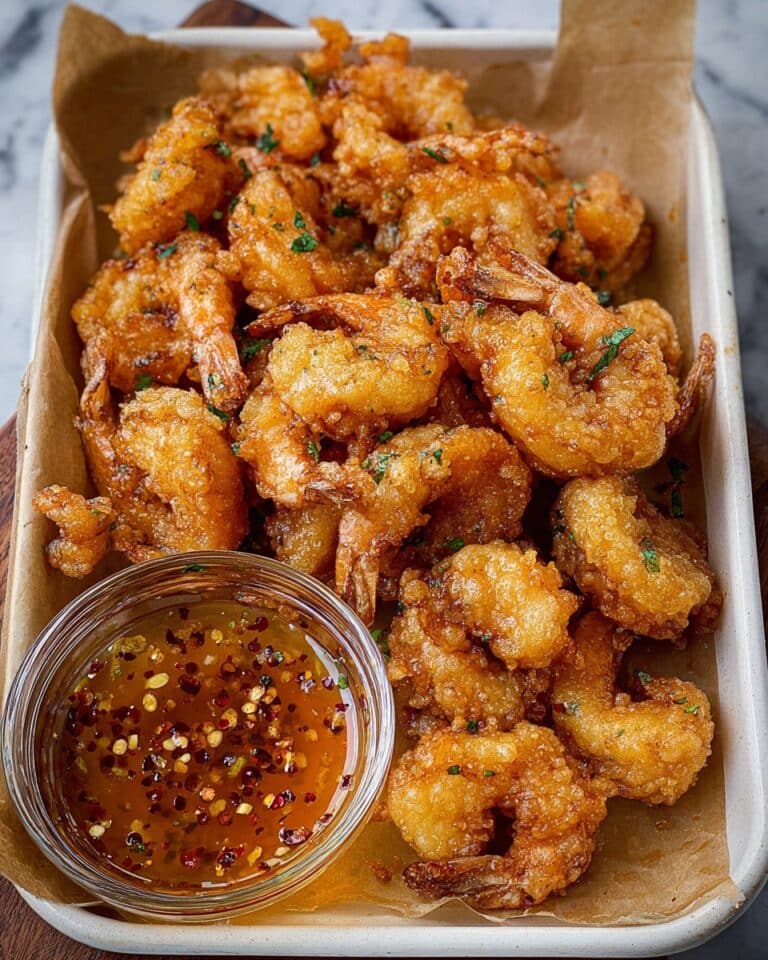 Hot Honey Fried Shrimp Recipe