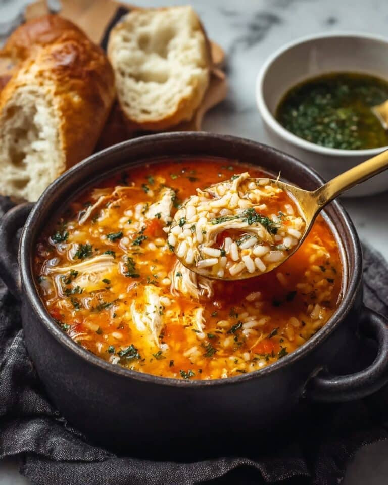 Chicken Orzo Tomato Soup Recipe