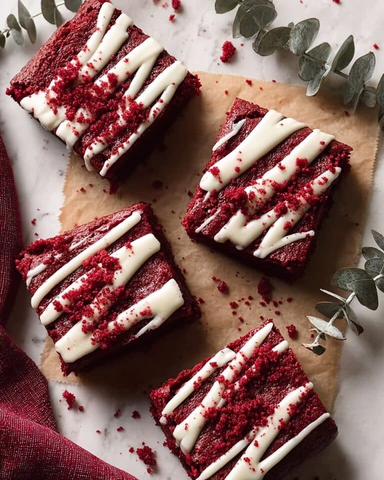 Delicious Dairy-Free Red Velvet Brownies Recipe