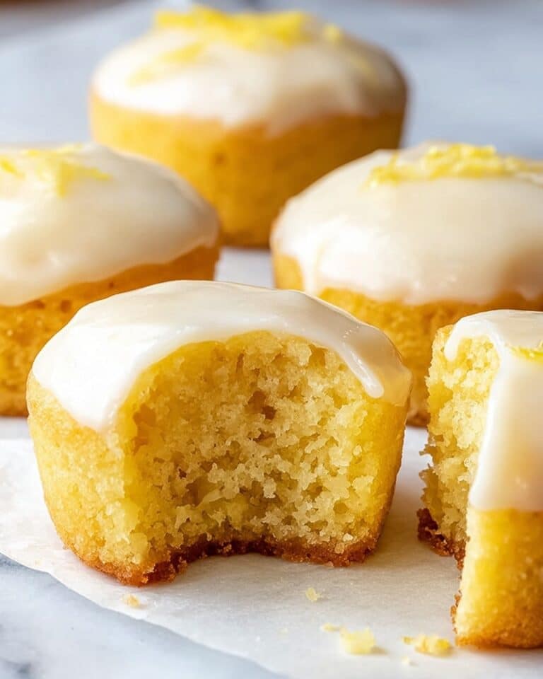 Mini Lemon Drop Cakes with Lemon Glaze Recipe
