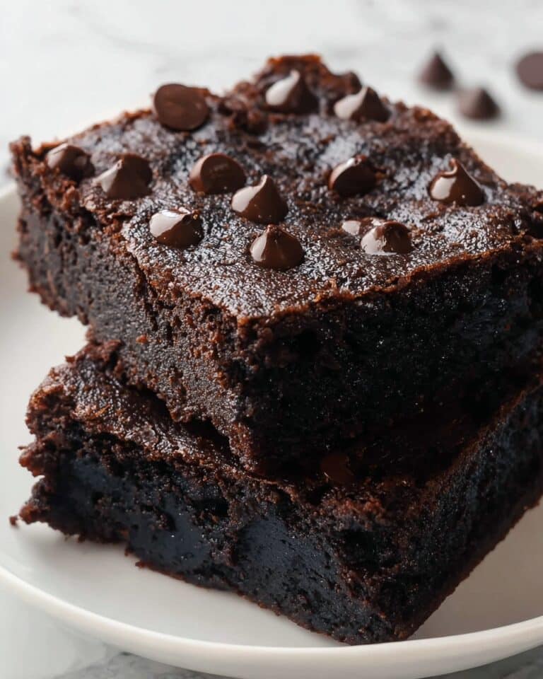 Low-Calorie Protein Brownies with Greek Yogurt Recipe