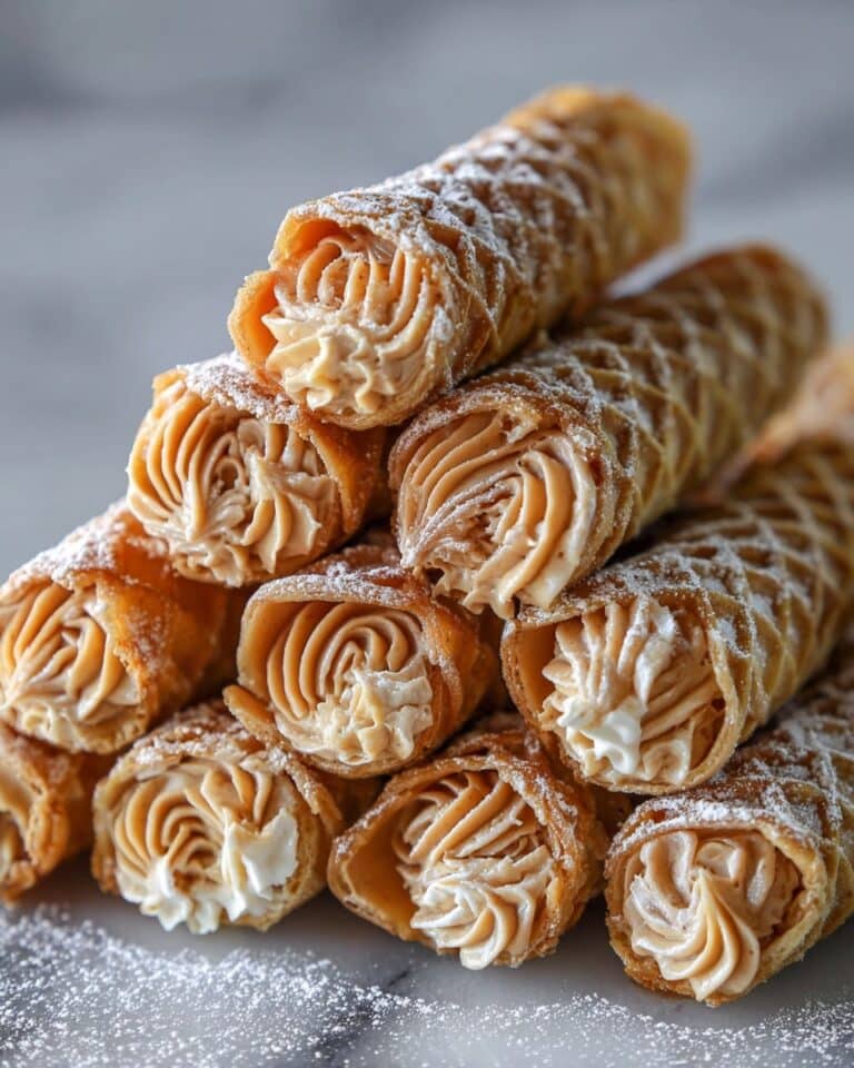 Cream Filled Pizzelles (Trubochki) Recipe